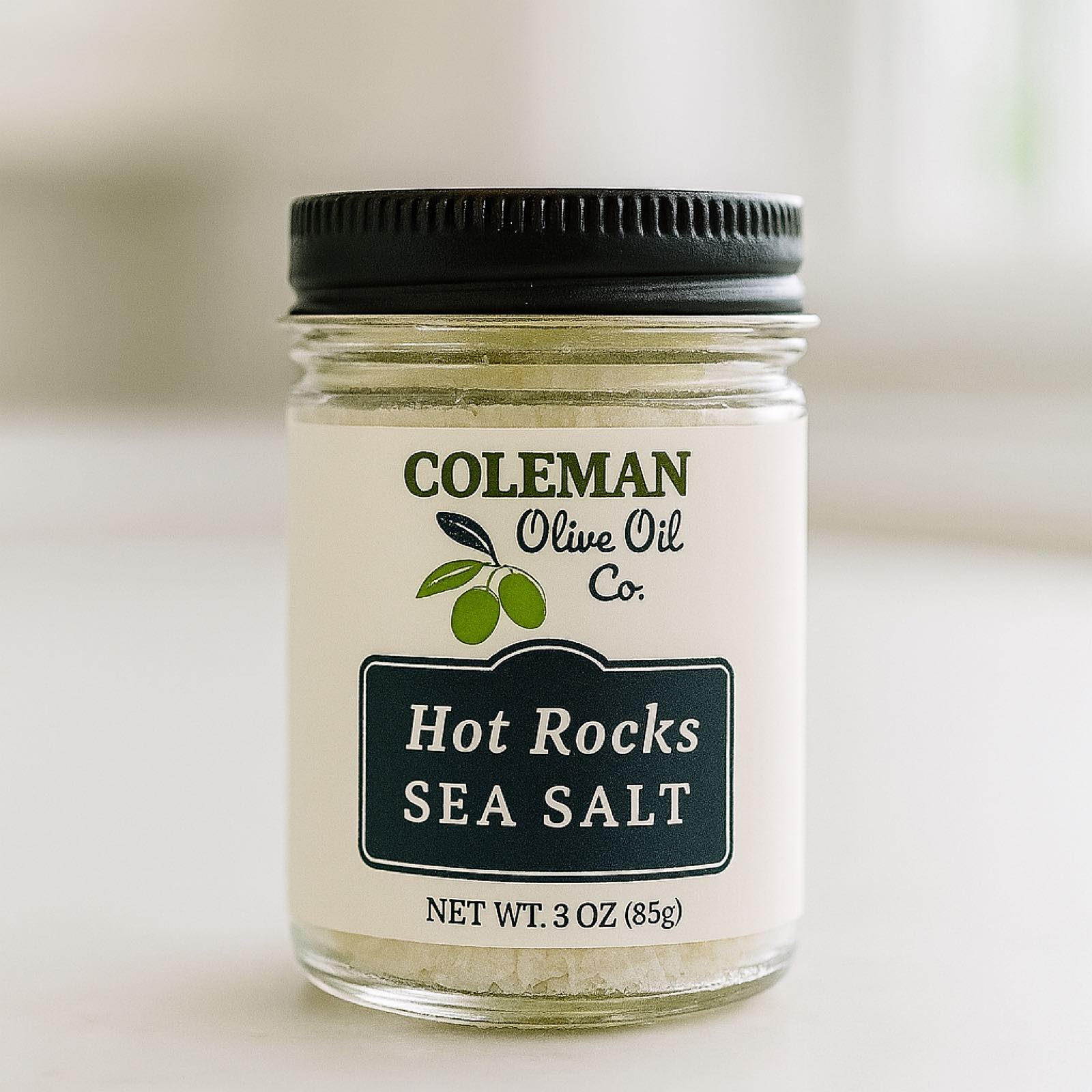 Hot Rocks Salt Hot Rocks Sea Salt 3 oz | Coleman Olive Oil Co
