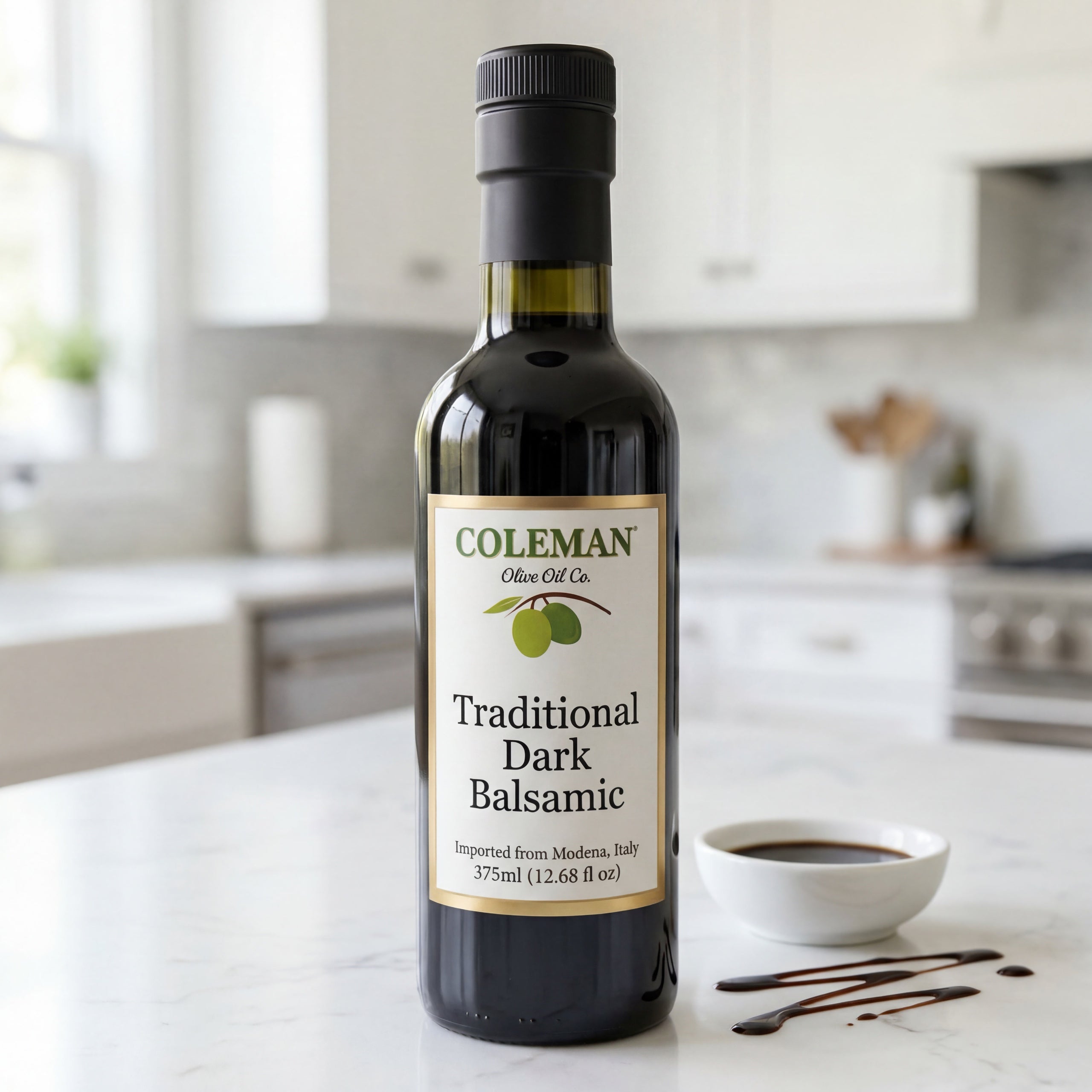 Traditional Dark Balsamic Vinegar – Thick Sweet Aged Vinegar for